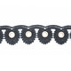 30mm Eyelet Studded Lace
